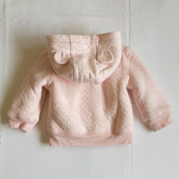 simple joys pink sherpa lined zip-up hoodie sweatshirt 3-6 months baby girl - Picture 9 of 9